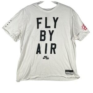 Nike Air Mens Size XXL Shirt Fly By Air Cotton Running Gym Casual Athletic